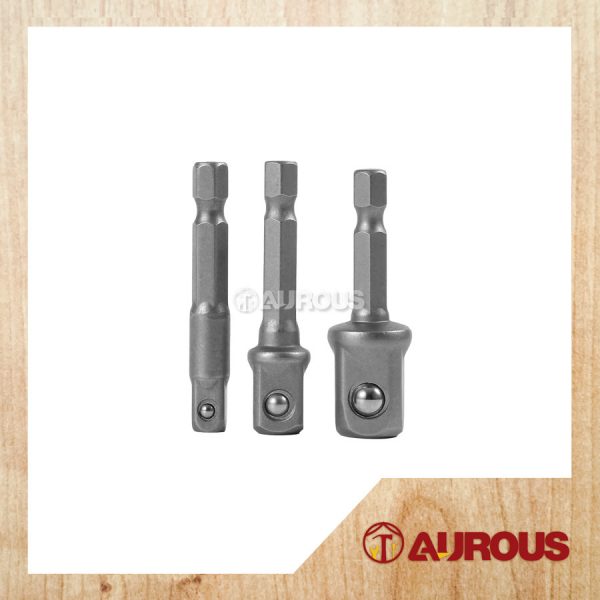 DRILL BIT CONVERTER (HEX SHANK TO BOX SPANNER SOCKET) 1/4",3/8",1/2"