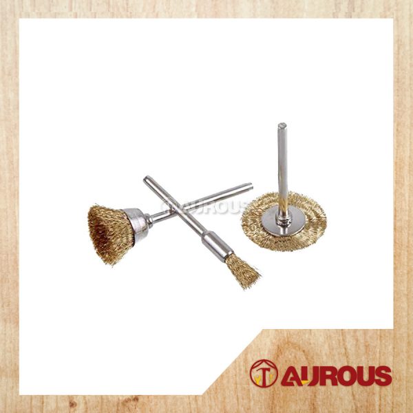 COPPER WHEEL/CUP/STRAIGHT BRUSH (3MM SHANK) - 1 PIECE