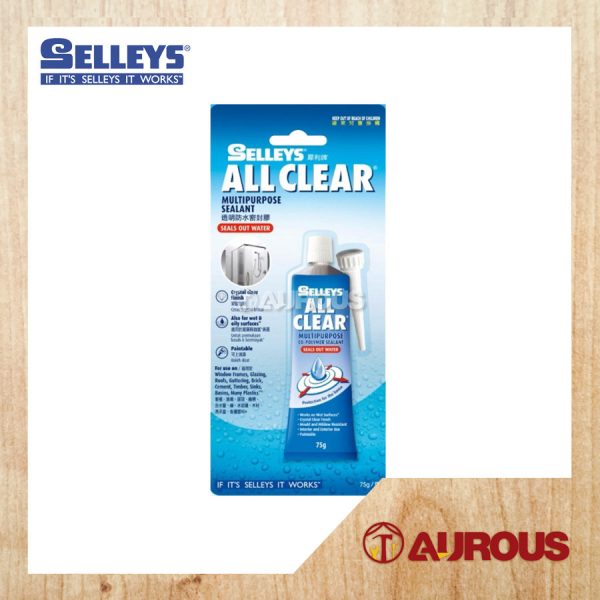 Selleys All Clear Multipurpose Silicone 75g