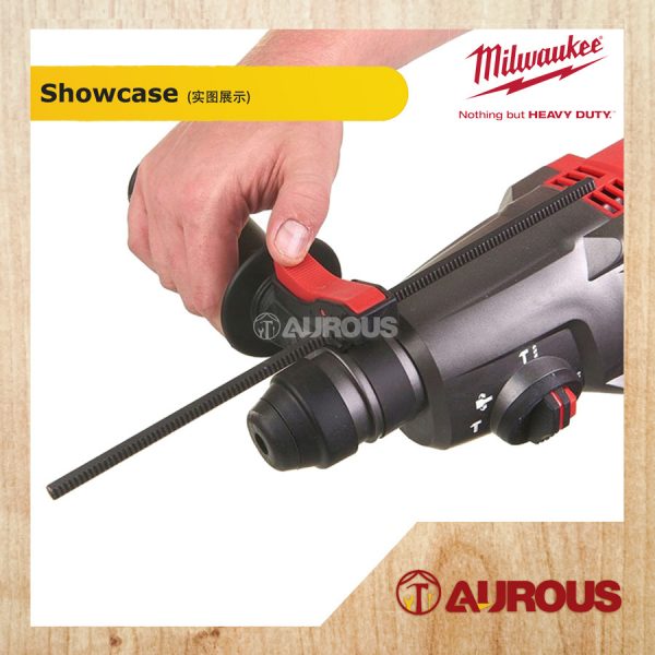 MILWAUKEE 3 IN1 ROTARY HAMMER PH 26T 800W 2.4J WITH EXTRA FREE GIFT - Image 3