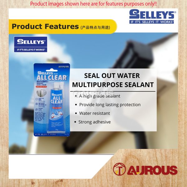 Selleys All Clear Multipurpose Silicone 75g - Image 5