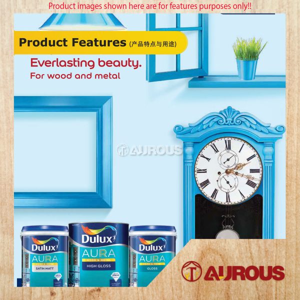 DULUX AURA HIGH GLOSS FINISH - 5 LITRE - Image 4