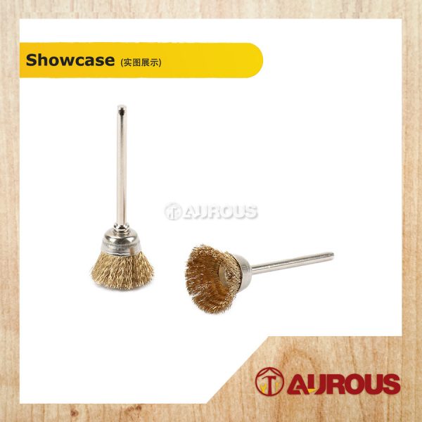 COPPER WHEEL/CUP/STRAIGHT BRUSH (3MM SHANK) - 1 PIECE - Image 2