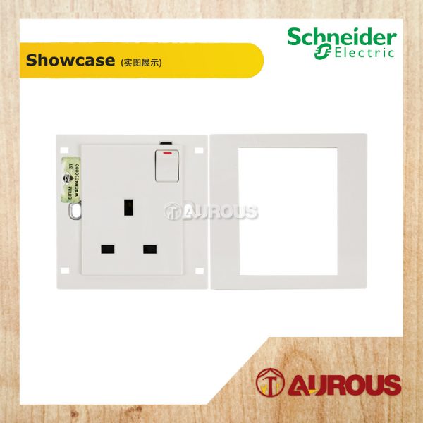 SCHNEIDER C-VIVACE SINGLE SWITCH SOCKET OUTLET KB15 13A 250V - Image 2