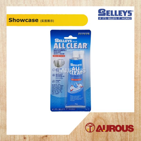 Selleys All Clear Multipurpose Silicone 75g - Image 2