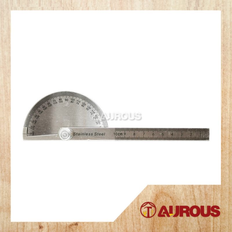 Stainless Steel Angle Ruler Protractor (small) - Aurous | Tick Hong ...