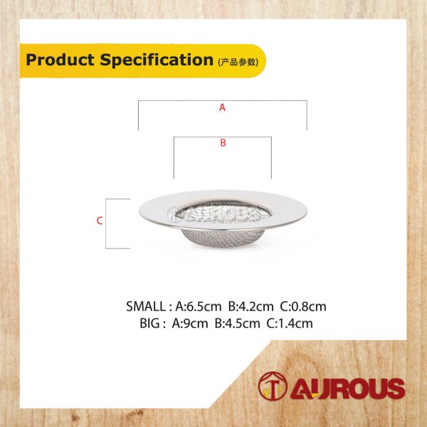 STAINLESS STEEL WASTE FILTER SINK STRAINER FILTER 165KT/175KT - Image 6