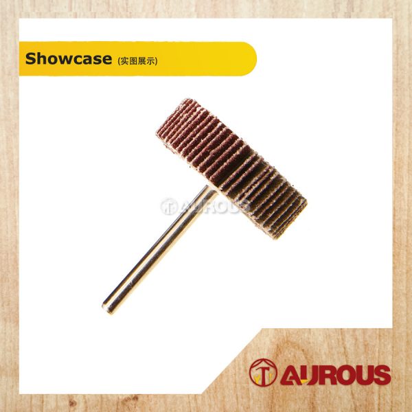 SANDPAPER FLAP WHEEL SANDING BIT [NO. 80] (3.17MM SHANK) - 1 PIECE - Image 4