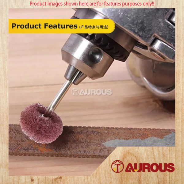 MINI SCOURER RED GRINDING BIT (3MM SHANK) - 1 PIECE - Image 4