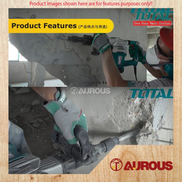TOTAL DEMOLITION HAMMER TH213006 1300W - Image 9