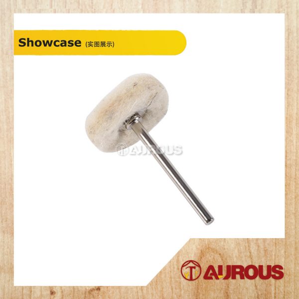 POLISHING WOOL FELT BIT 25MM (3MM SHANK) - Image 3