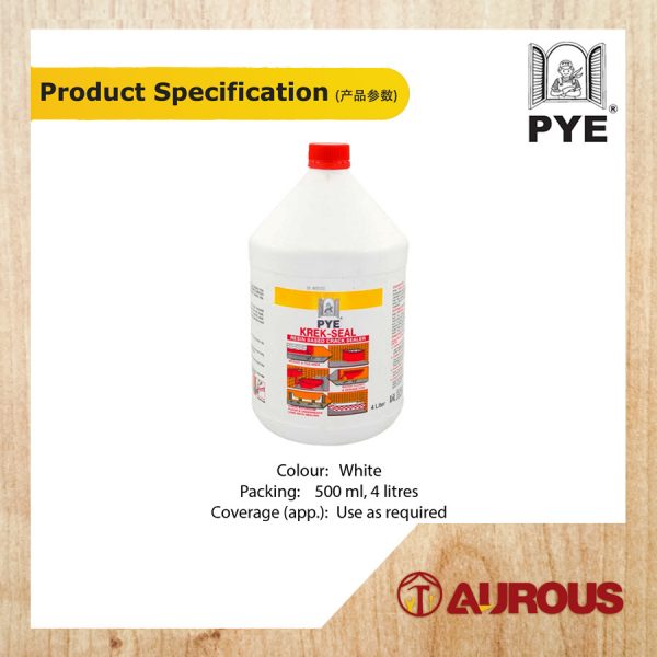PYE KREK-SEAL (RESIN BASED CRACK SEALER) 4 LITRE - Image 2