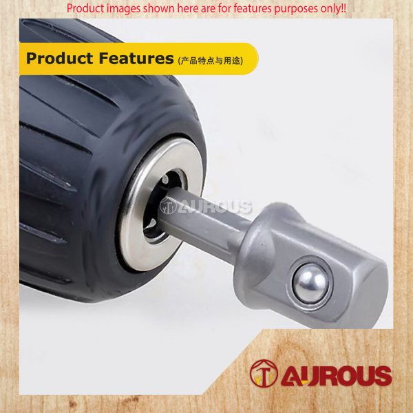 DRILL BIT CONVERTER (HEX SHANK TO BOX SPANNER SOCKET) 1/4",3/8",1/2" - Image 7