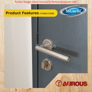 ST GUCHI LEVER HANDLE HOLLOW S/STEEL SGLHR-2104 (HANDLE ONLY) - Image 3
