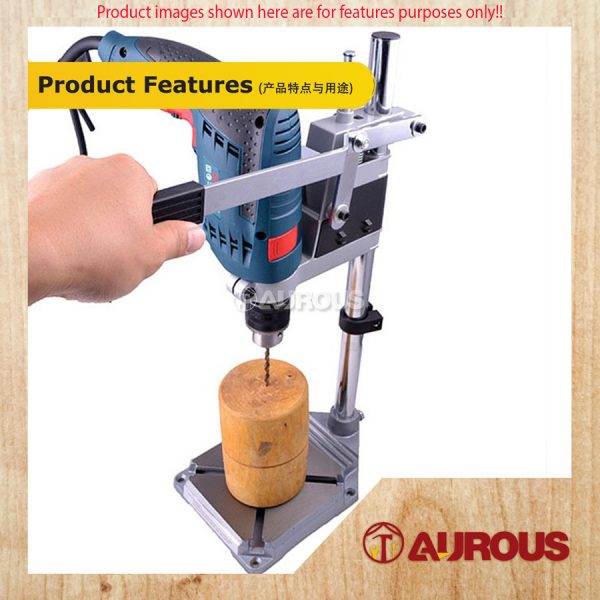 DRILL STAND HOLDER TS-6109 ALUMINUM BASE DRILL STAND (SINGLE/DOUBLE HOLE) - Image 9