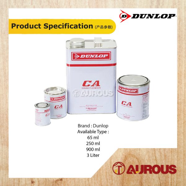 DUNLOP CA CONTACT ADHESIVE GLUE 65ML/250ML/900ML - Image 5