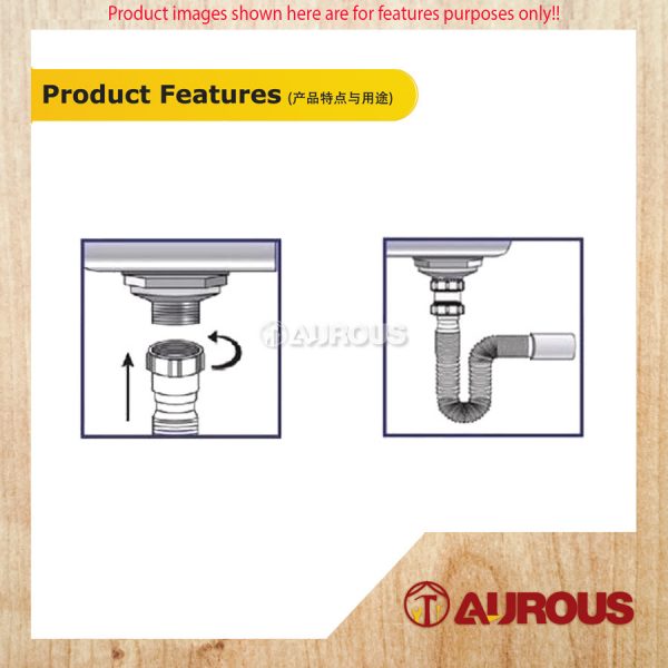 UPVC EXTENSIBLE CROMADO FLEXIBLE UNI TRAP (1 1/2'' , 1 1/4'') - Image 5