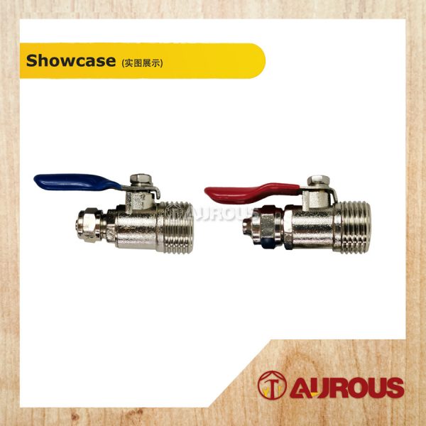 WATER FILTER VALVE 1/2" x 1/4" , 1/2" x 3/8" [MALE x VALVE] - Image 3