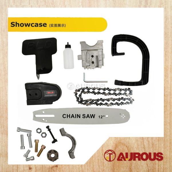 ELECTRIC CHAIN SAW STAND ADAPTER BRACKET ANGLE GRINDER 4'' CONVERTER SET 12'' [2ND GENERATION] - Image 2