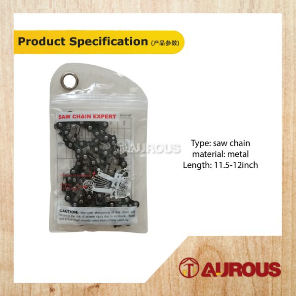 ELECTRIC CHAIN SAW CHAIN REPLACEMENT [CHAIN ONLY] SIZE 11.5'' - Image 5