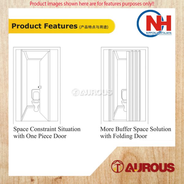 NH PVC FOLDING DOOR (31'' x 82'') - Image 6