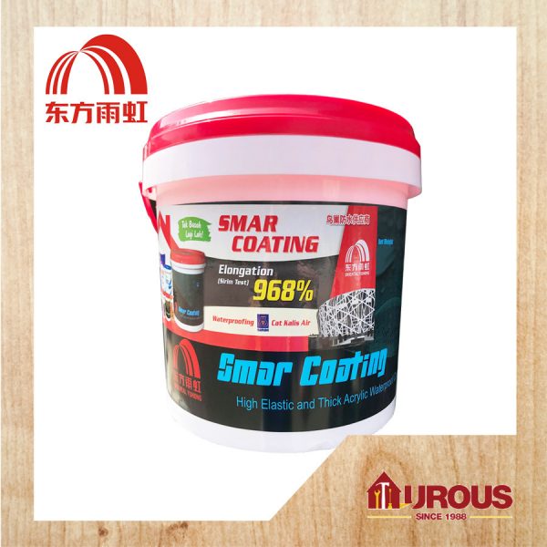 ORIENTAL YUHONG Smar Coating High Elastic Thick Acrylate Waterproof Coating Grey White 18 kg