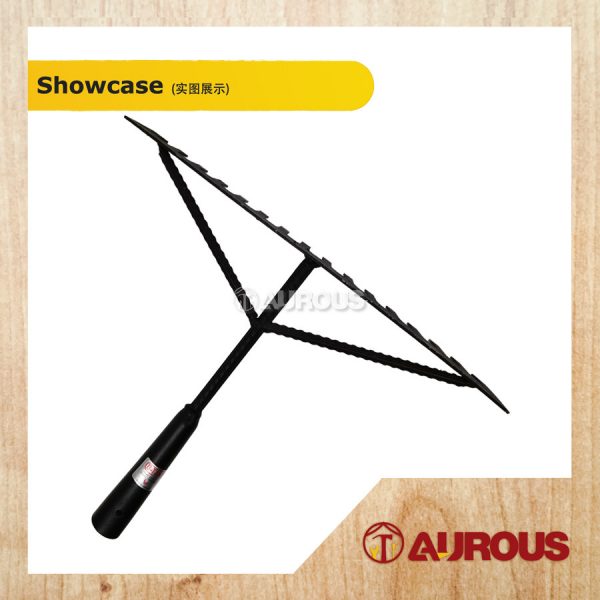 B-Tani Mild Steel Lawn Rake Cakah Bitumen Road Rake Stone Rake (16T / 18T) - Image 4