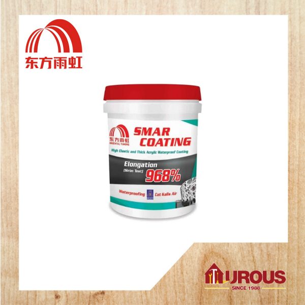 ORIENTAL YUHONG Smar Coating High Elastic Thick Acrylate Waterproof Coating Grey White 1 kg