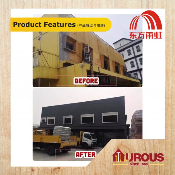 ORIENTAL YUHONG Smar Coating High Elastic Thick Acrylate Waterproof Coating Grey White 18 kg - Image 7