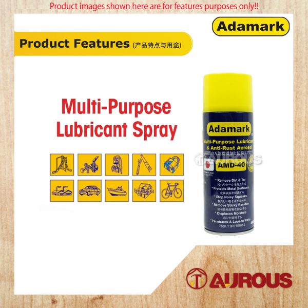 ADAMARK MULTI PURPOSE LUBRICANT SPRAY 400ML AMD-40 - Image 5