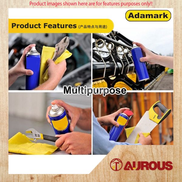 ADAMARK MULTI PURPOSE LUBRICANT SPRAY 400ML AMD-40 - Image 4