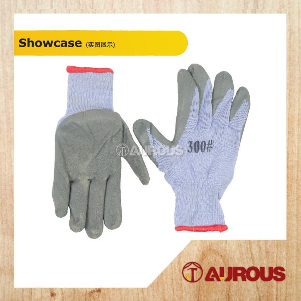 Safety Protective Latex Coated Cotton Hand Glove Pvc Grip Palm(Colour randomly) - Image 4
