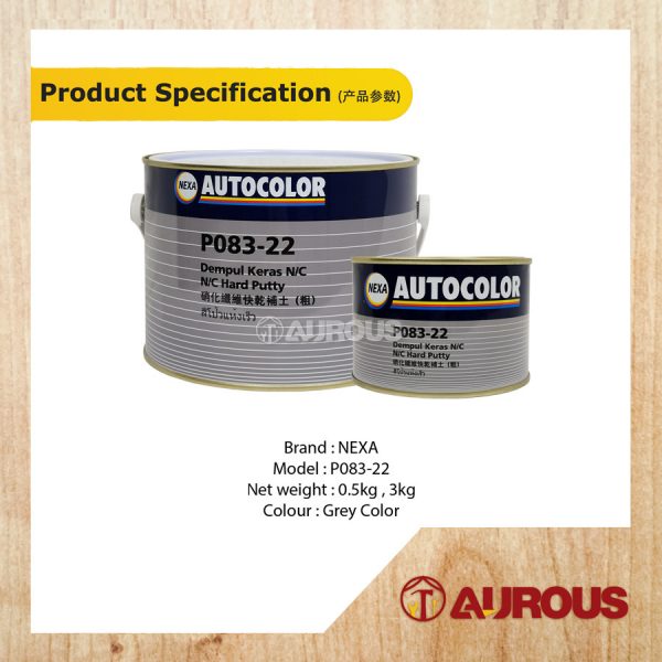 NEXA DEMPUL KERAS N/C HARD PUTTY P083-22 (20 MIN SURFACE 1.5 HOUR FULLY DRY) - Image 4
