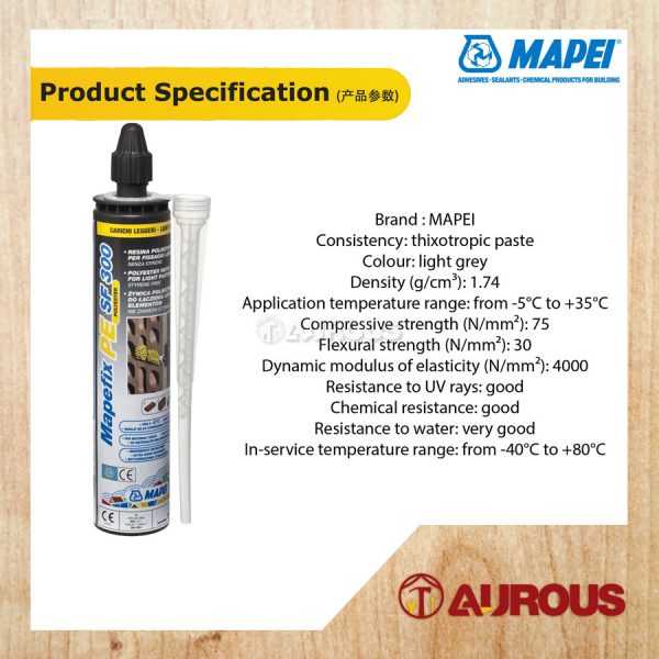 MAPEI MAPEFIX PE SF 300ML [LIGHT GREY] - Image 2