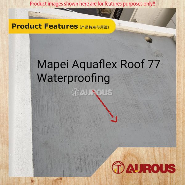 MAPEI AQUAFLEX ROOF 77 4KG ( GREY / WHITE ) - Image 6