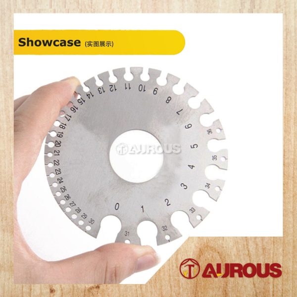 STEEL ROUND WIRE GAUGE MEASURING PLATE - Image 2