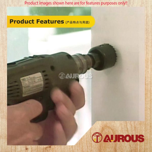 DOOR LOCK INSTALLATION KIT HOLE SAW / DOOR LOCK DRILL HOLE INSTALLATION TOOL (3 PCS/SET) - Image 8