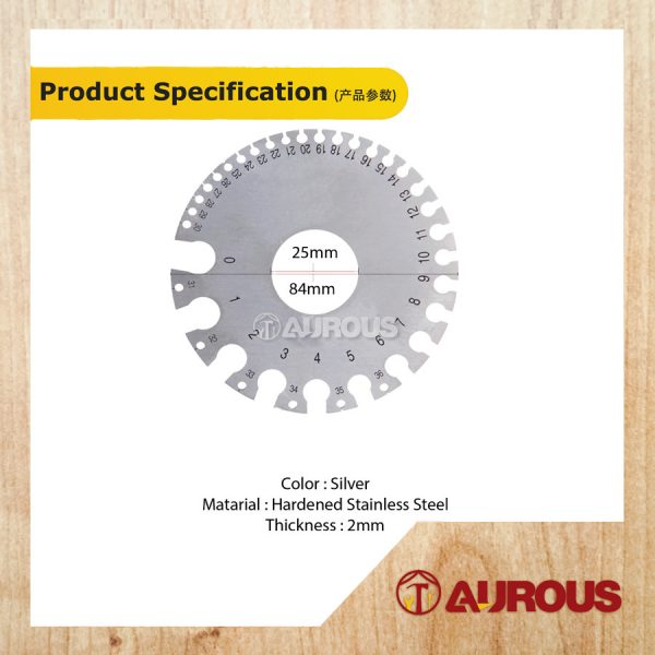 STEEL ROUND WIRE GAUGE MEASURING PLATE - Image 4
