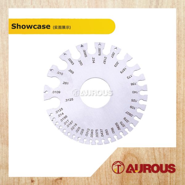 STEEL ROUND WIRE GAUGE MEASURING PLATE - Image 3