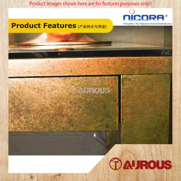 NICORA CLASSIC GLO GOLD PAINT 250ML (G-01) - Image 5