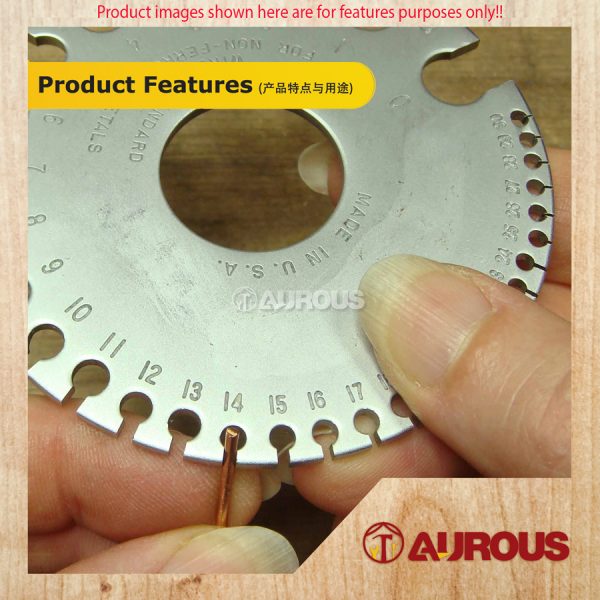 STEEL ROUND WIRE GAUGE MEASURING PLATE - Image 6