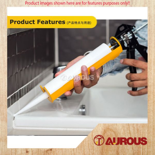SILICONE GUN CAULKING GUN FOR SILICONE SEALANT (BLUE/YELLOW) RANDOMLY - Image 7