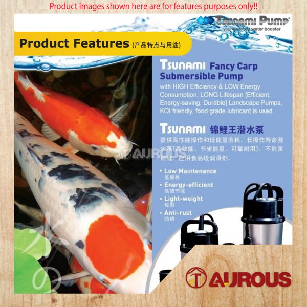 TSUNAMI FANCY CARP SUBMERSIBLE PUMP SERIES - Image 5