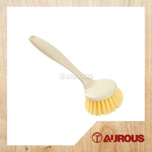KITCHEN BRUSH CLEANER C/W PVC HANDLE [YELLOW]
