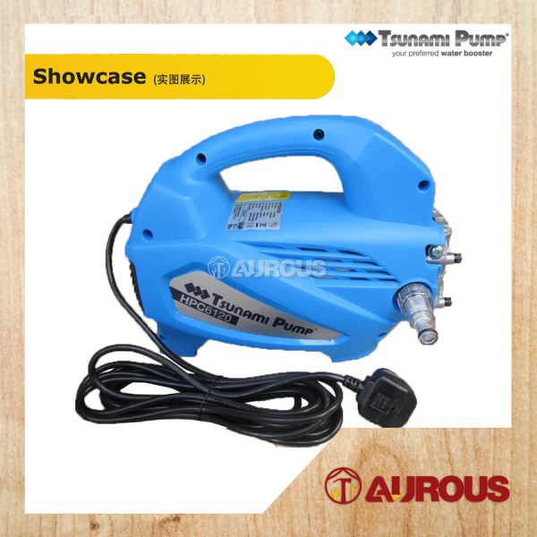 TSUNAMI PUMP HIGH PRESSURE CLEANER (INDUCTION MOTOR 1.3KW/100BAR/ 6 LPM) HPC6120 - Image 3