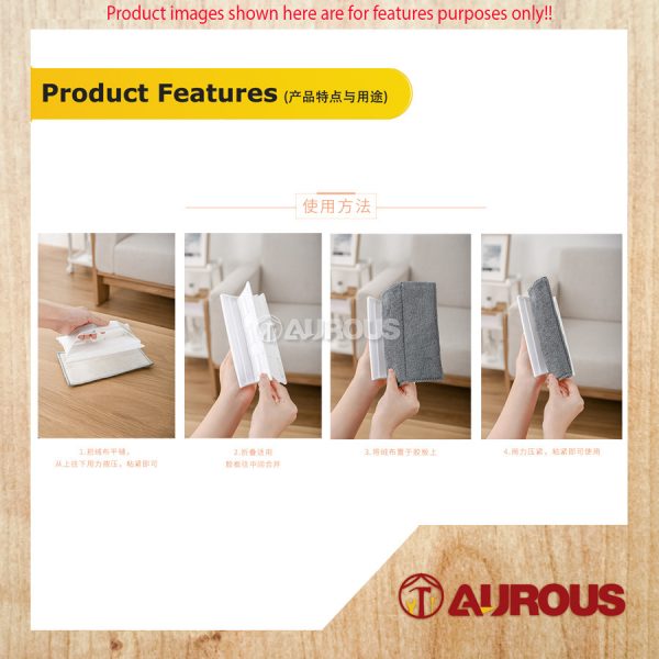 WINDOW CLEANER SLOT C/W PVC HAND HELD FOLDABLE CLEANING BRUSH - Image 9