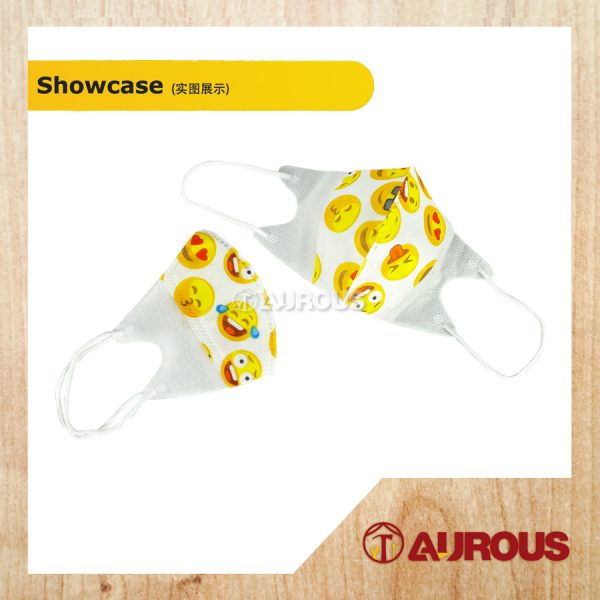 3D MIX CARTOON KIDS CHILDREN 3PLY FACE MASK BFE 99% 50PCS/PACK (4-12 YEARS OLD) - Image 2