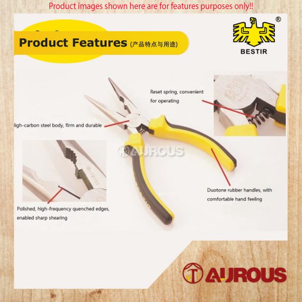 BESTIR LONG NOSE PLIER BST-10181 BST-10112 - Image 4