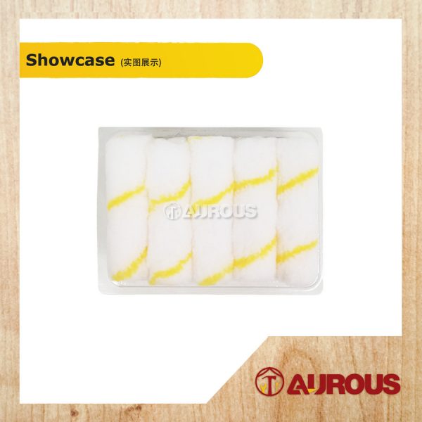 MITCO PAINT ROLLER REFILL WHITE/YELLOW 4'' MT4SY (10 PCS/BOX) - Image 2