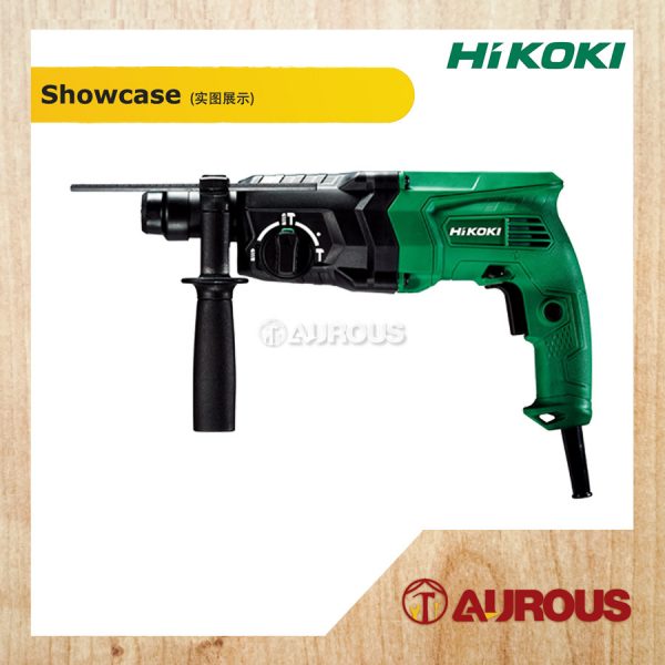 HIKOKI 3 IN 1 ROTARY HAMMER DH24PH2 24MM C/W DRILL BIT SET ( INCLUDED ACCESORIES 5 DRILL BIT ) - Image 4